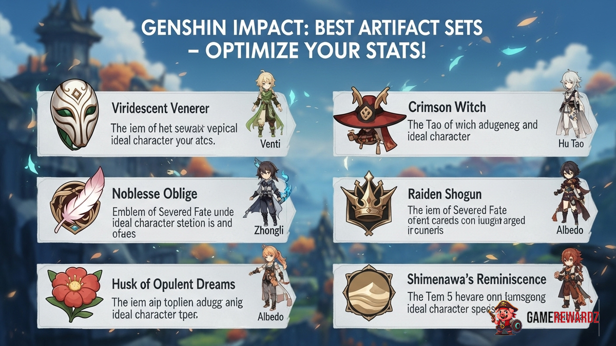 Genshin Impact: Best Artifact Sets – Optimize Your Stats!
